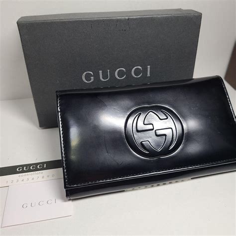 gucci 黒 財布|gucci wallets.